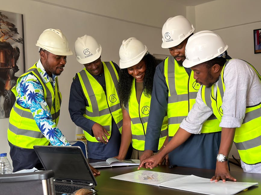 Project rescue and recovery engineering team meeting