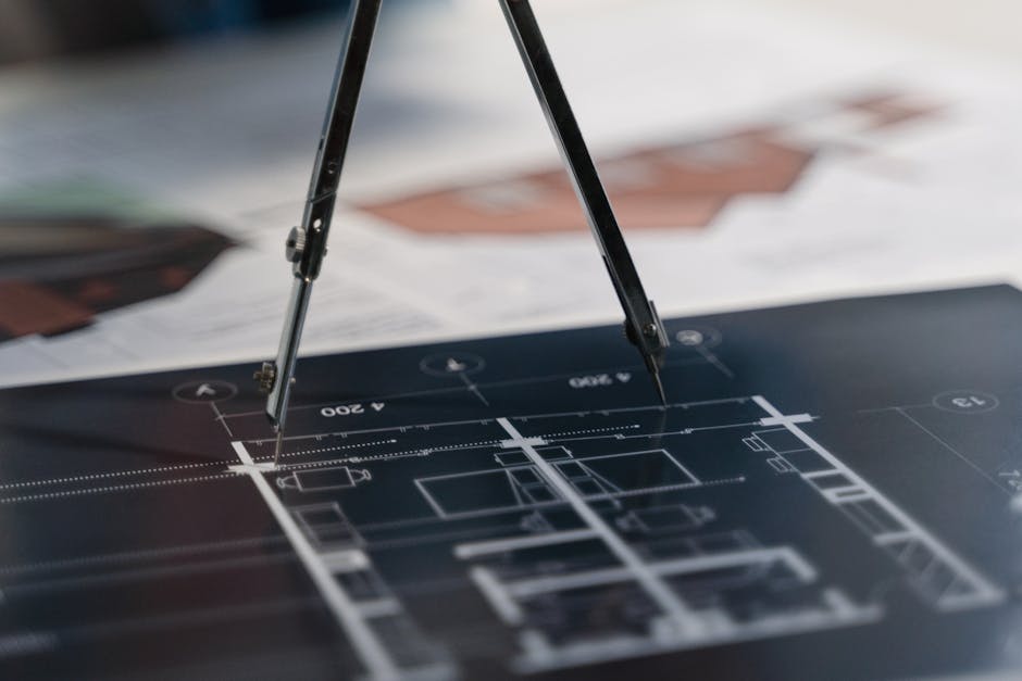 Industrial piping P&ID engineering drawing